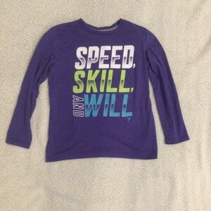 Old Navy Active Go Dry Long Sleeve Casual Shirt Purple Youth Medium (8)